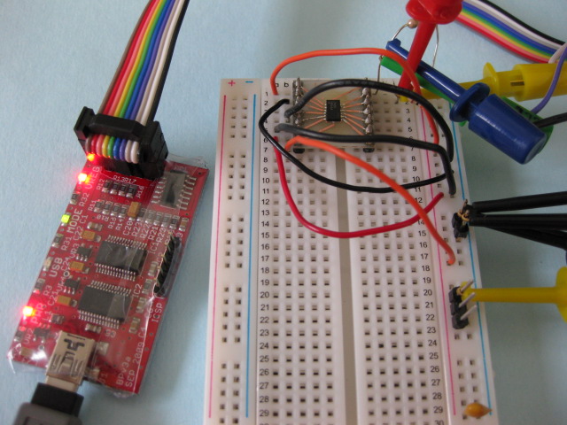 Exploring a digital I2C/SPI accelerometer (MMA7456L) with Bus Pirate